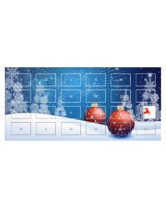 Coupon-Adventskalender als Postkarte in DIN Lang bedrucken