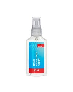 Handreinigungsspray, 50 ml, Body Label (R-PET)