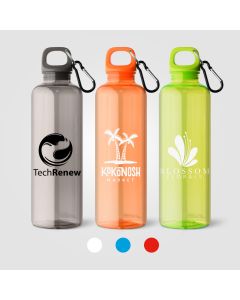 Doli Fahrradflasche mit Schraubverschluss und Karabinerclip aus rPET – 740 ml