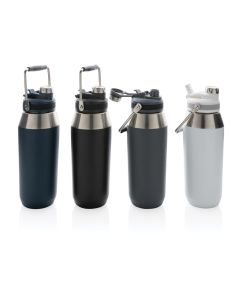 1L Vakuum StainlessSteel Flasche mit Dual-Deckel-Funktion