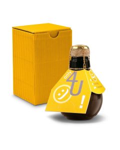 Kleinste Sektflasche der Welt! Only 4 u — Inklusive Geschenkkarton, 125 ml