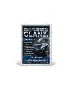 Doppelseitiger Aluminium Klapprahmen