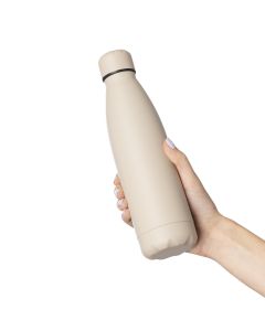 Doppelwandige Flasche Sunny individuell bedruckt.