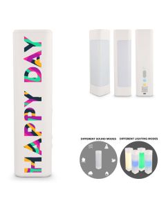 Xoopar Aura White Noise Lautsprecher aus recyceltem Kunststoff