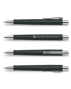 Kugelschreiber Poly Ball Recycling Schwarz