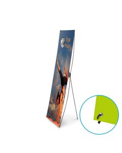 Easy X in der seitlichen Ansicht: Das leichte Gerüst hält den Druck straff.