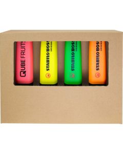 STABILO BOSS ORIGINAL 4er Tisch-Set Leuchtmarkierer