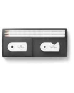 Set Alles um den Bleistift Mini White