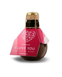 Kleinste Sektflasche der Welt! I love u - Ohne Geschenkkarton, 125 ml