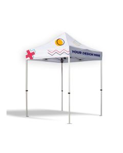 Kleines Pavillon individuell mit Ihrer Werbung bedrucken