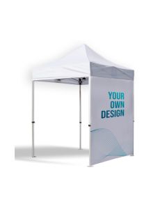 Pavillon mit Zeltwand individuell mit Logo bedrucken