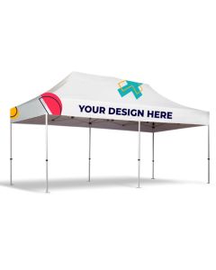 3x6m Zelt mit Ihrem Design bedrucken