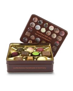 Schokoladenauswahl - Pralinendose mit 125 g