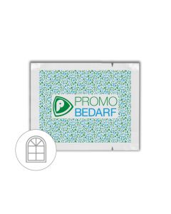 Kleines Glasreinigungstuch 60 x 80 mm individuell mit Logo bedrucken 