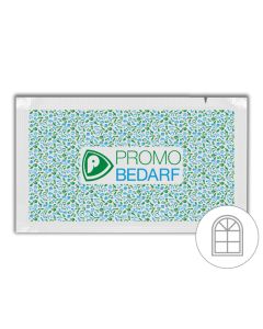 Großes Glasreinigungstuch 70 x 140 mm individuell mit Logo bedrucken