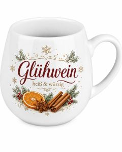 Glühwein Kuscheltasse bedrucken