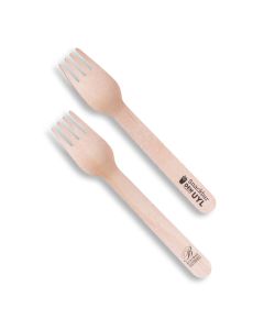 Gabel aus Holz individuell bedrucken