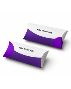 Kissenschachtel mit individuellem Aufdruck, 22 cm x 2,2 cm x 7,7 cm (ab 50 Stück)
