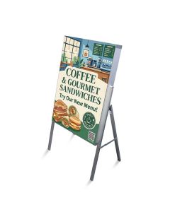 Kundenstopper Flex LED mit Werbung bedrucken