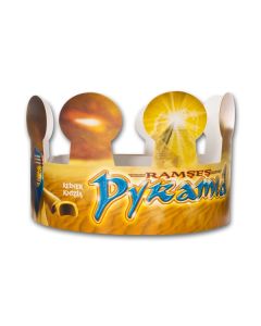 Große Kronenhüte mit Logo bedrucken lassen (ab 100 Stück)