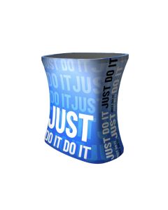 Quadrat Textil Messetheke als Square Counter mit Logo bedrucken