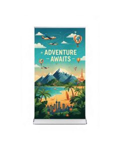 RollUp Premium "Silver" 120x200cm bedrucken