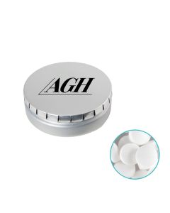 Runde Click-Blechdose 75 mm mit Minties individuell gestalten (ab 50 Stück)