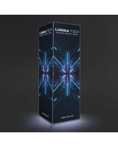 LED Textilsäule mit Werbung bedrucken