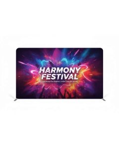 Textilwand 4m mit Werbung bedrucken