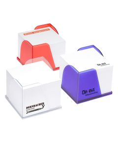 Zettelbox mit 2 Papierentnahmen (ab 100 Stück)