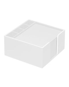 Zettelbox mit Köcher und weißem Papier (ab 100 Stück)
