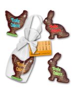 Schokoosterfiguren nach Wahl Hase oder Huhn