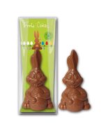 Schokohäschen an Karte Ostern Werbegeschenk drucken