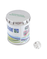 Hohe Click-Blechdose mit Schoko Mix individuell bedruckt (ab 50 Stück)