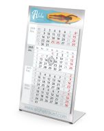 Einblatt-Monatskalender Desktop 4 Steel (ab 50 Stück)