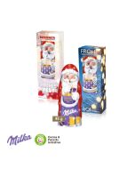 Milka Weihnachtsmann 45g bedrucken (ab 100 Stück)