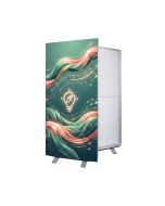 Mobile Fold LED Werbewand SEG 85x200 einseitig mit Werbung bedrucken 