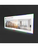 LED Werbewand Neon SEG 600x250 beidseitig mit Werbung bedrucken
