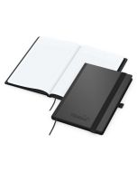 Notizbuch Black-Book Bestseller A5 inkl. Blindprägung (ab 10 Stück)