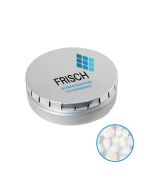 Runde Click-Blechdose Classic 53 mm mit Extra Strong Triangle Minties individuell bedruckt (ab 50 Stück)
