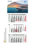 Mehrblock-Monatskalender Medium Light 3 Bestseller (ab 25 Stück)
