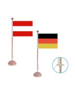 Deutschland und Österreich Tischfahnen Startbild