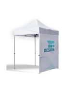 Pavillon mit Zeltwand individuell mit Logo bedrucken