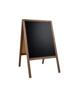 Kreidetafel als Kundenstopper seitlich