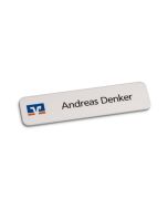  70x20 mm Namensschild aus Aluminium bedruckt (ab 10 Stück)