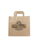 Snacktaschen 26x17x26cm braun individuell bedrucken