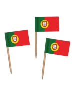 Käsepicker, Partypicker, Spieße, Party, Partydeko, Dekoration, Dekorationen, Kanapee, Canapé, Fahne, Flagge, Kostprobenpicker, Miniflagge, Miniflaggen, Minifahne, Minifahnen, Holzpicker Portugal Fahne, Picker Portugal Flagge