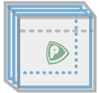 Grafik von verpackten Servietten