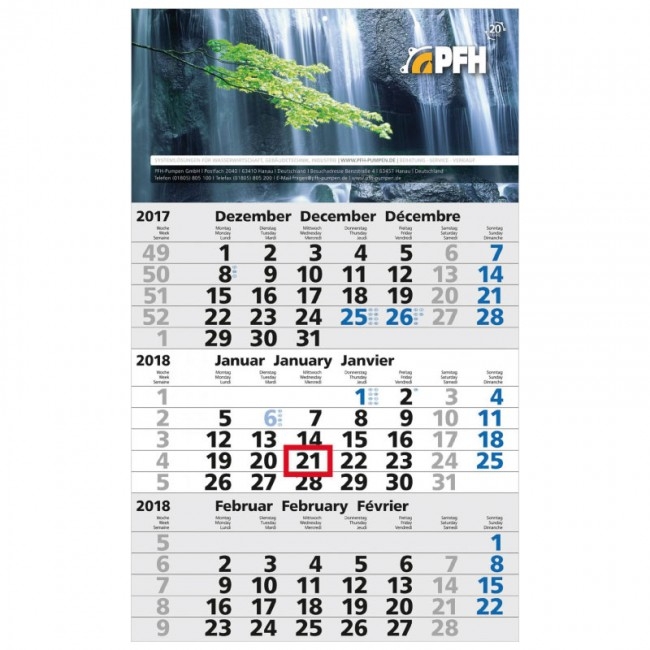 Ratgeber wie Sie Werbekalender gestalten und Kalender bedrucken lassen