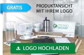Gratis PDF-Ansicht mit Ihrem Logo auf dem Werbeartikel